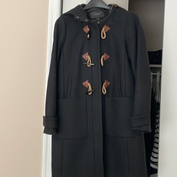 J. Crew Jackets & Blazers - Classic black duffle coat by JCrew